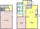 香川町大野 西川借家 東の間取り画像