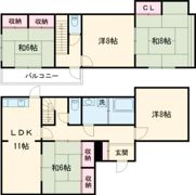 焼山東4丁目戸建ての間取り画像