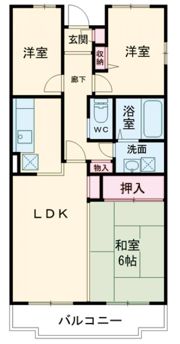 ゑびす若林の間取り画像