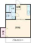 コーポKの間取り画像