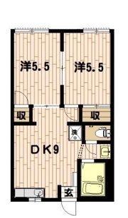 ヴェルドミールⅢ番館の間取り画像