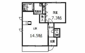 MAST COURT鳴神の間取り画像