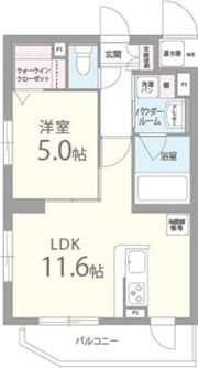 ベルクレール豊中の間取り画像