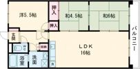 スクエアー柿ヶ谷の間取り画像