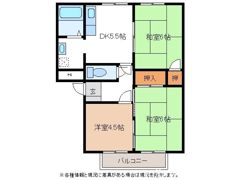 エステート金岡の間取り画像