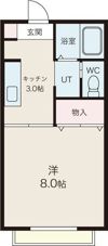 タウンコートAの間取り画像
