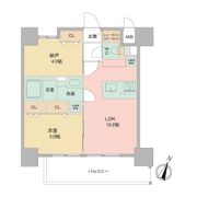 Louis Residence 弁天町の間取り画像