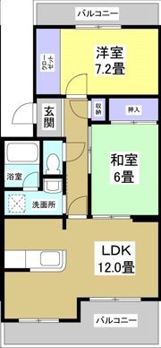 アバンテヤマカの間取り画像