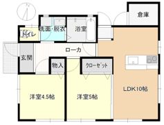 ココル・ペルレ Dの間取り画像