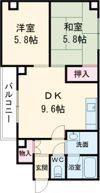 柏木コーポの間取り画像