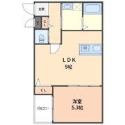 クレスト高安町南の間取り画像