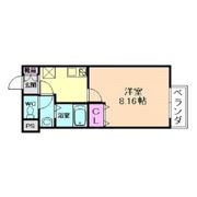 M-flat衣摺2の間取り画像