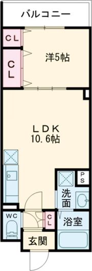 クリエオーレりんくうタウンⅠの間取り画像