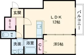 ハウスモメゾン大浜A棟の間取り画像