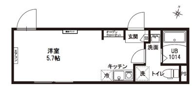 レピュア王子神谷レジデンスⅡの間取り画像