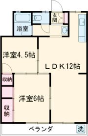 ファミール若松の間取り画像