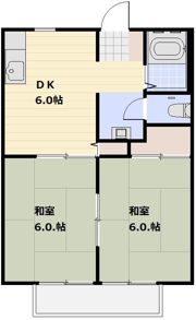 ロータスハイツ Bの間取り画像