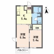 メゾン斉ノ神 Bの間取り画像