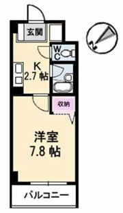 JRBハイツ横川の間取り画像