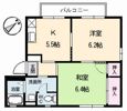 フローラ B棟の間取り画像