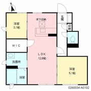 ソレアード高木瀬の間取り画像