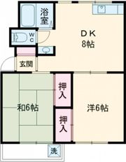 コーポリバティの間取り画像