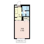 ドミール キジマの間取り画像