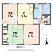 カデンツァ Dの間取り画像