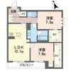 ジ ワン 今泉の間取り画像