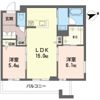 ル コルヌイエの間取り画像
