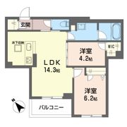 アイル ルィーズの間取り画像