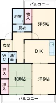 グリーンヒル高根の間取り画像