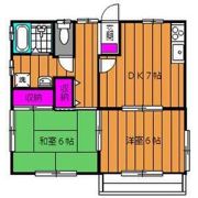 ジュネス横尾B棟の間取り画像
