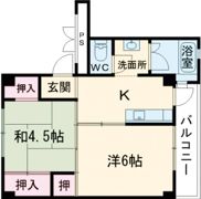 ビレッジハウス白鳥1号棟の間取り画像