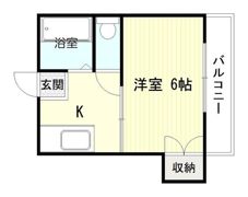 シャルルコーポ紫原の間取り画像