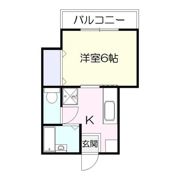 草牟田ハイツの間取り画像