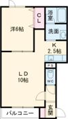 シェルメゾンダイチの間取り画像