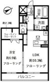 ラディーチェDの間取り画像
