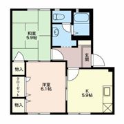 ファミール新城Bの間取り画像