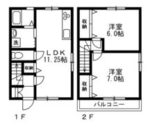 アドバンス乙多見Aの間取り画像
