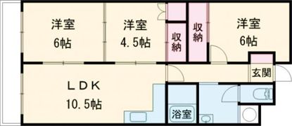 LIV+千歳(リブタス)の間取り画像