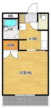シティフラットMの間取り画像