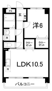 マリベールアスカⅡの間取り画像