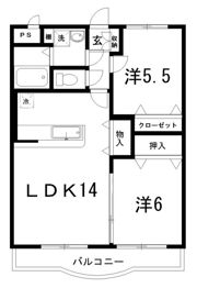 マリベールダンクの間取り画像