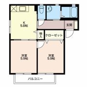 バリュージュ大宮 Aの間取り画像