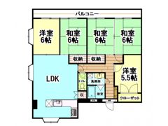 フジエホワイトローザ熊谷の間取り画像