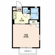 ウエストコート Sの間取り画像