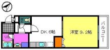 フジパレス貝塚半田Ⅱ番館の間取り画像