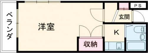 ネオコーポ四條畷の間取り画像