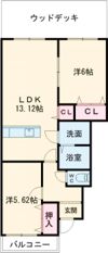 リーフ柳川の間取り画像
